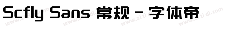 Scfly Sans 常规字体转换